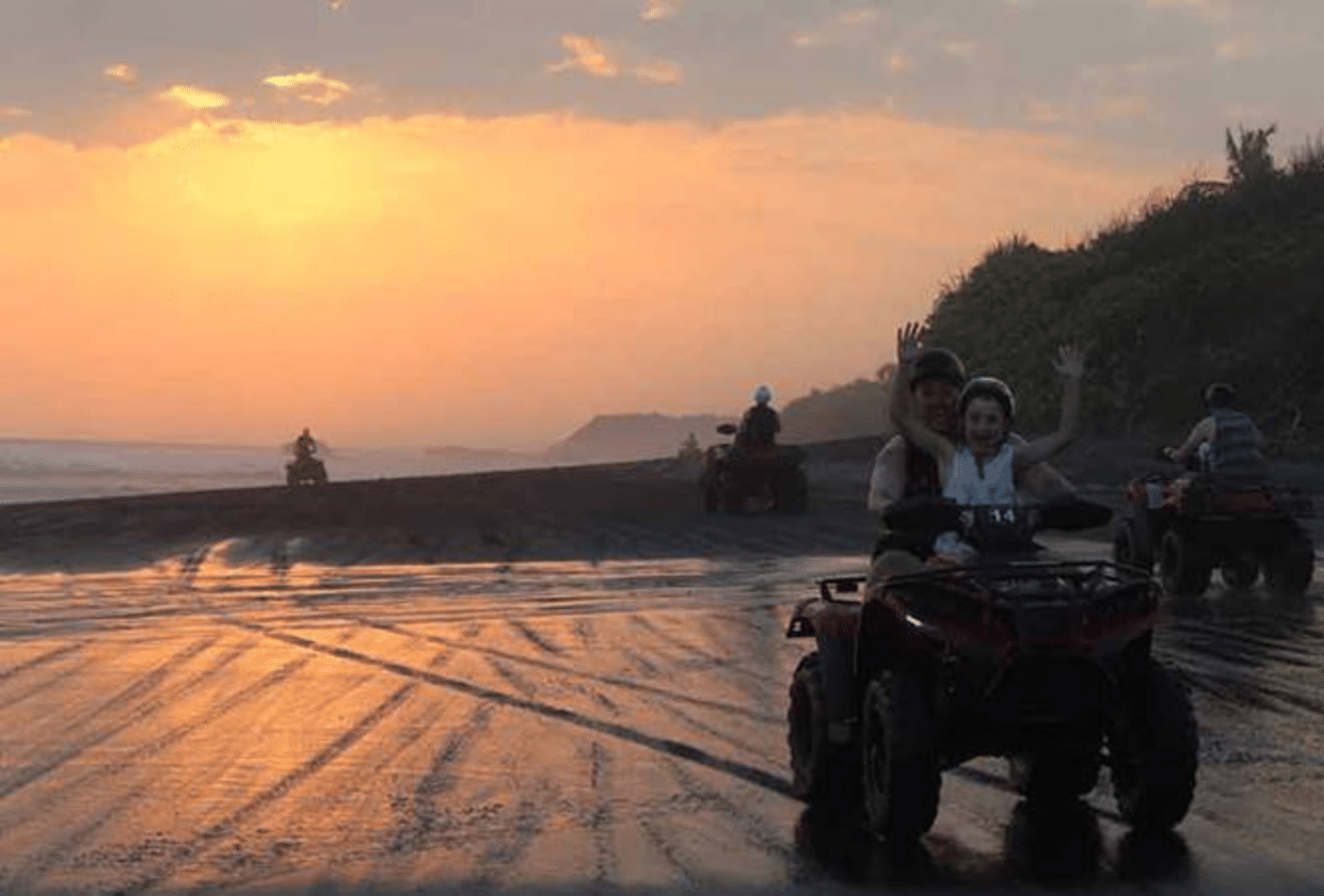 Bali ATV Sunset on the Beach