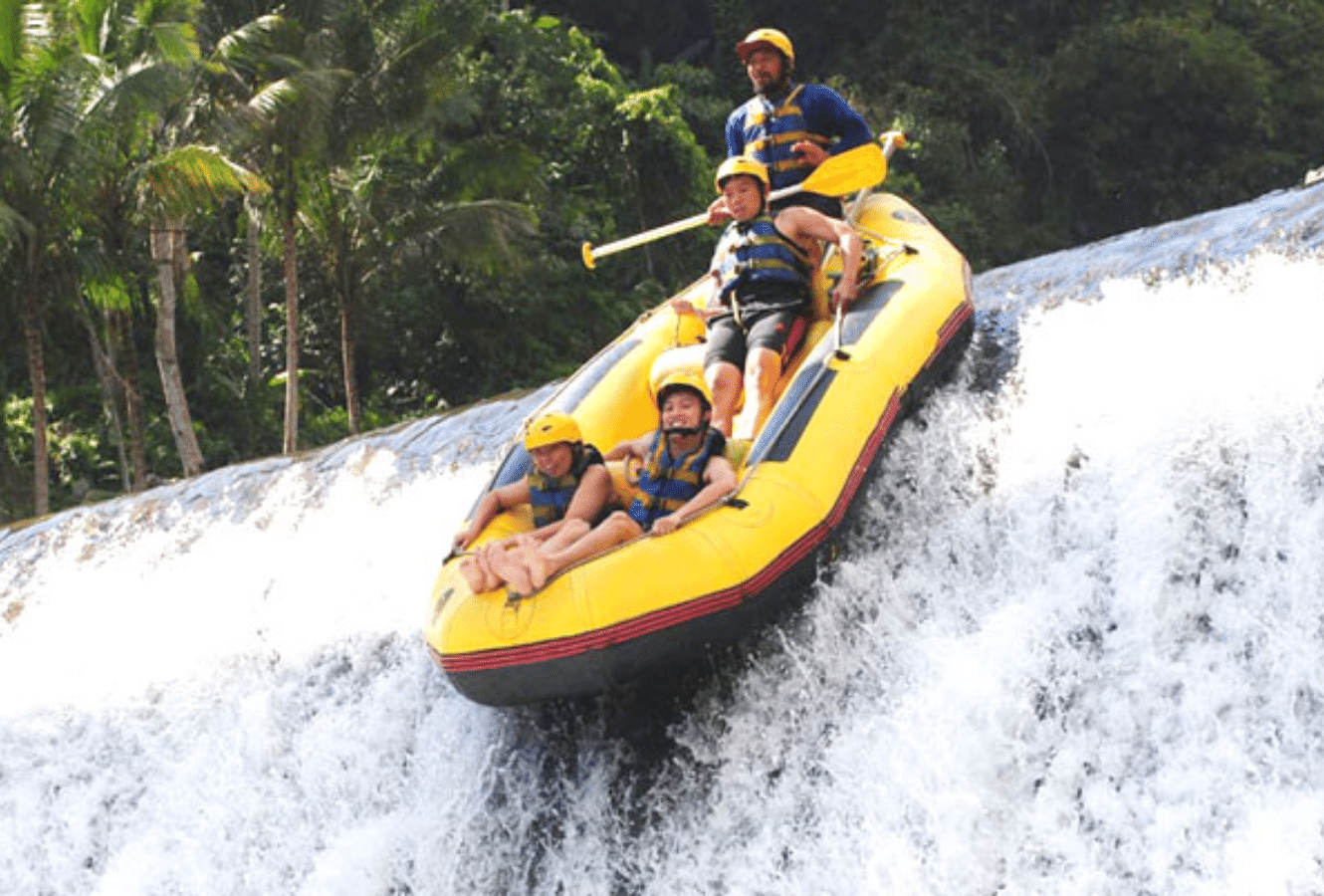 ubud quad biking and Telaga Waja Rafting