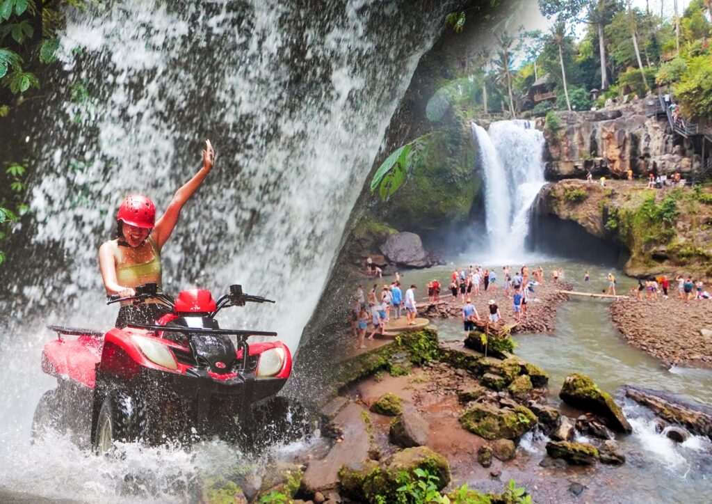 ubud quad biking and waterfall