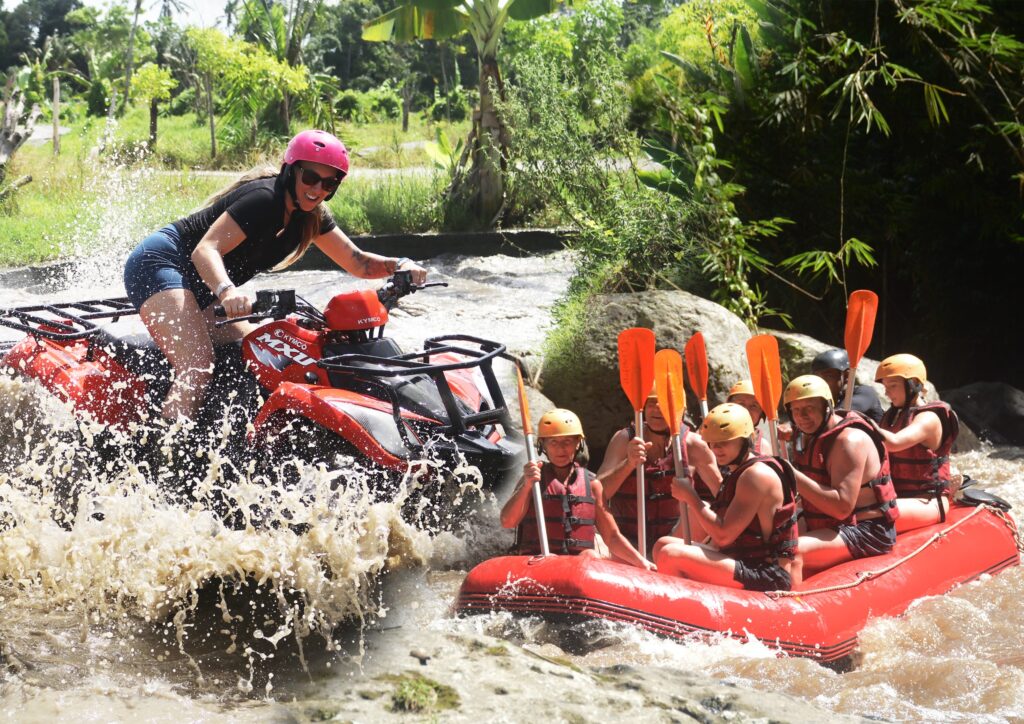 ubud quad biking and ayung rafting