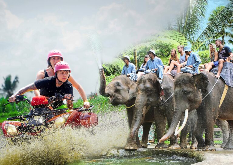 ATV Quad Bike and Elephant Ride Tour