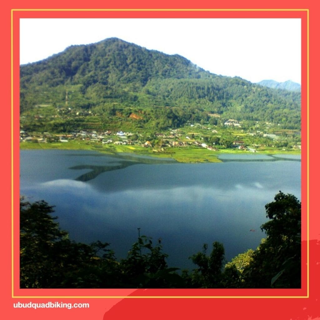 Cycling Bali at Buyan Lake