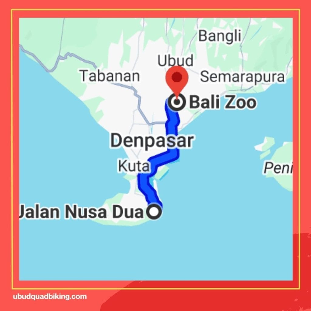 Nusa Dua to Bali Zoo