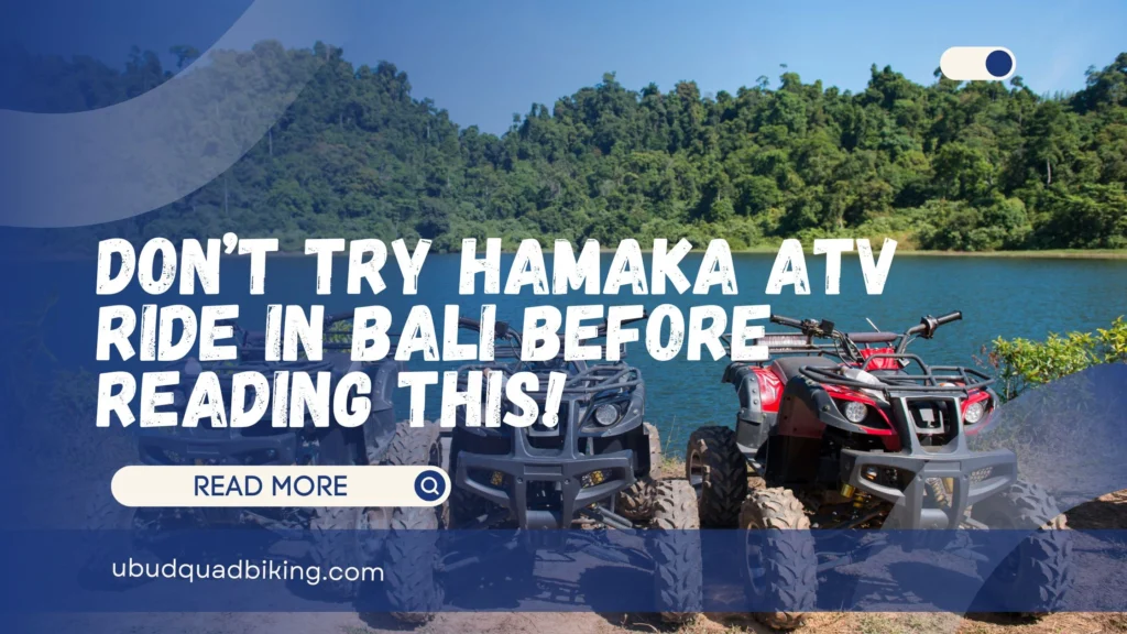 Hamaka ATV Ride in Bali