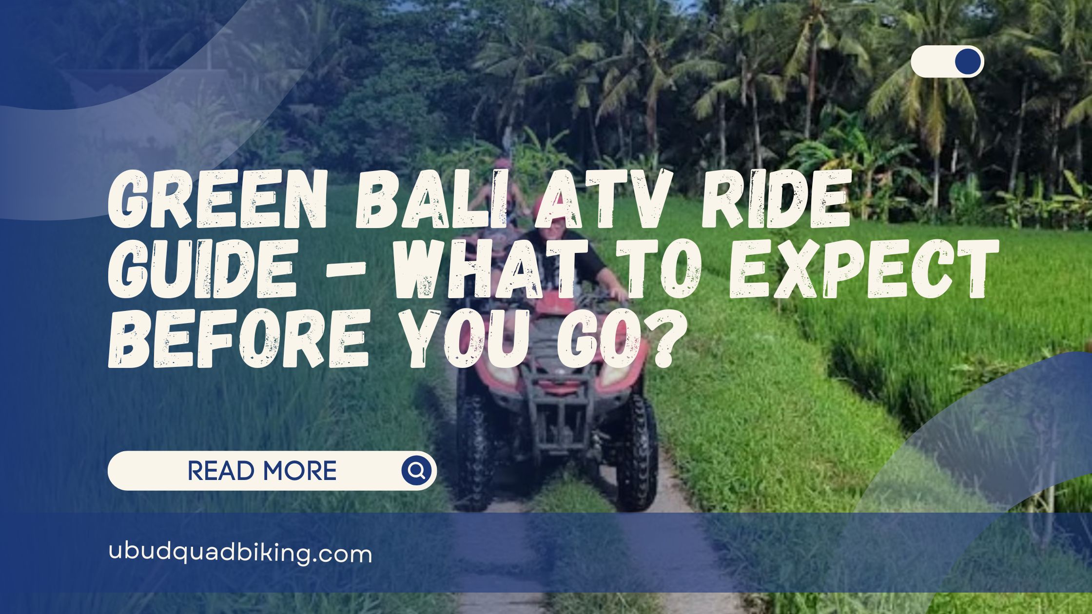 green bali atv ride
