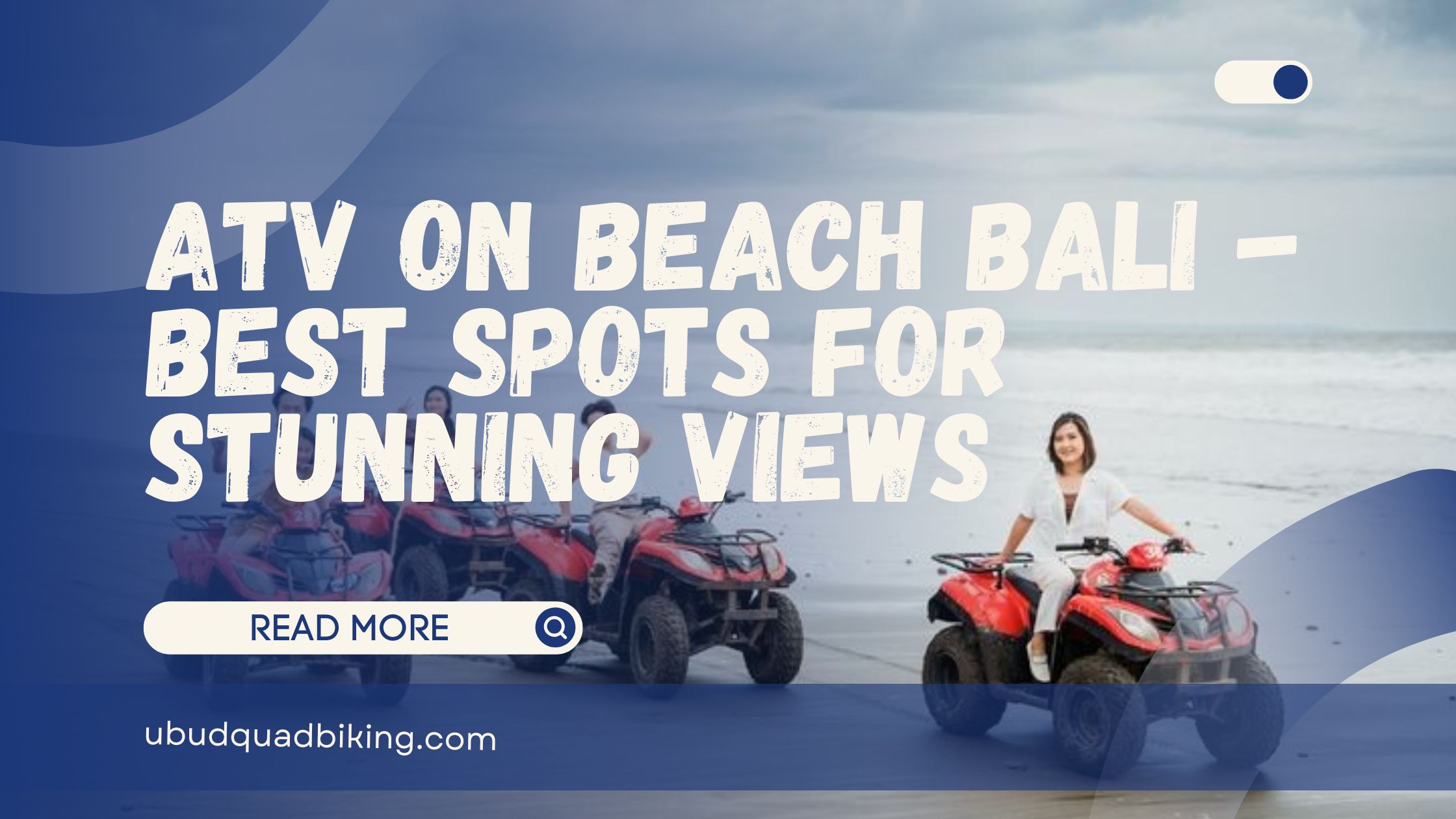 atv on beach bali