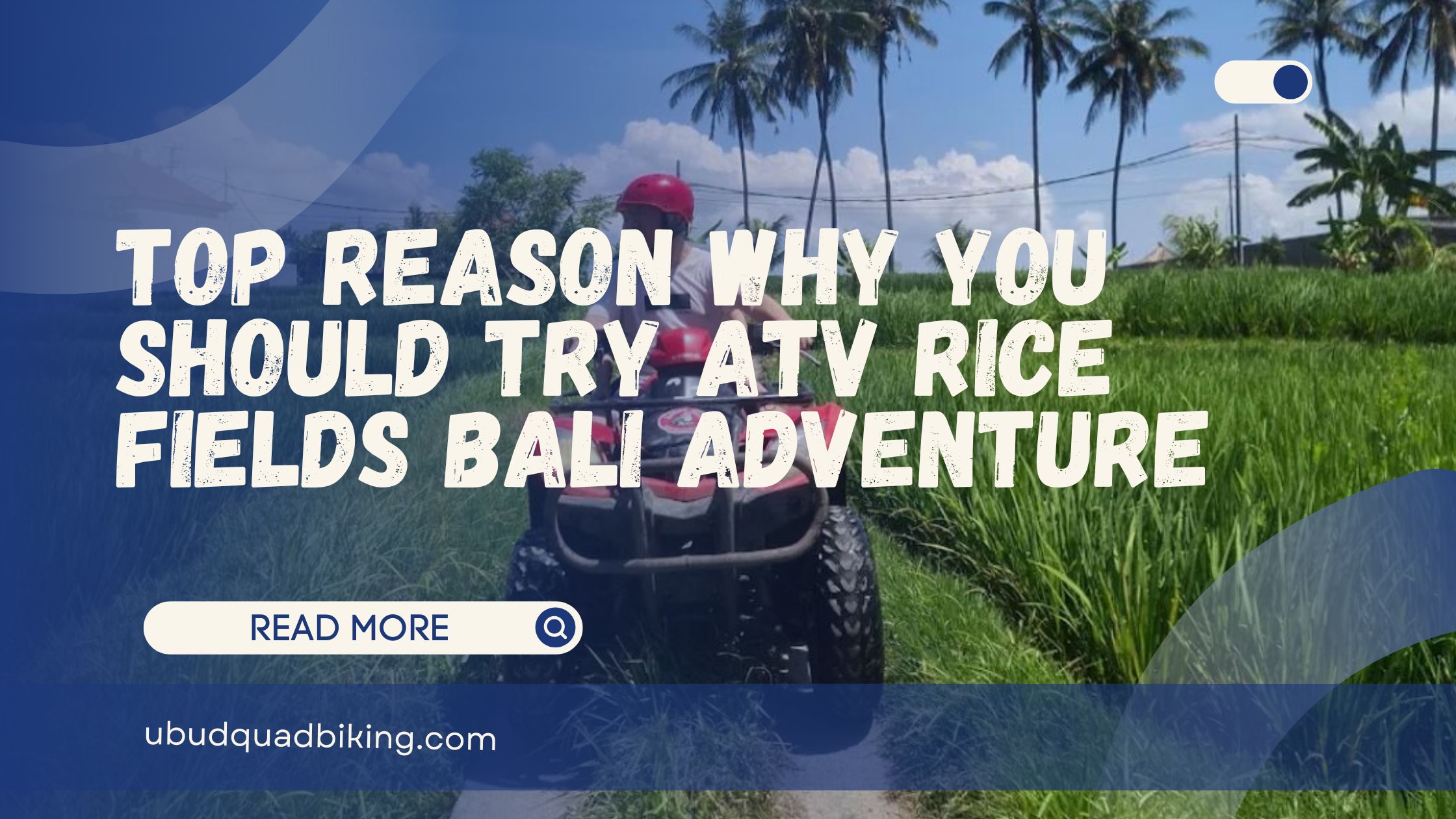 atv rice fields bali
