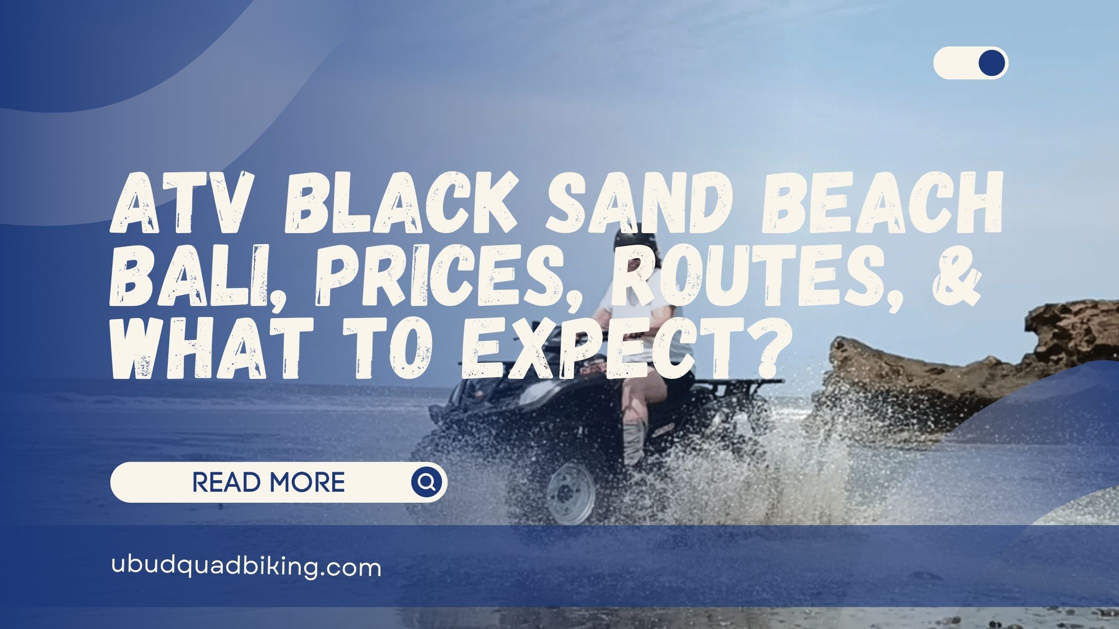 atv black sand beach bali