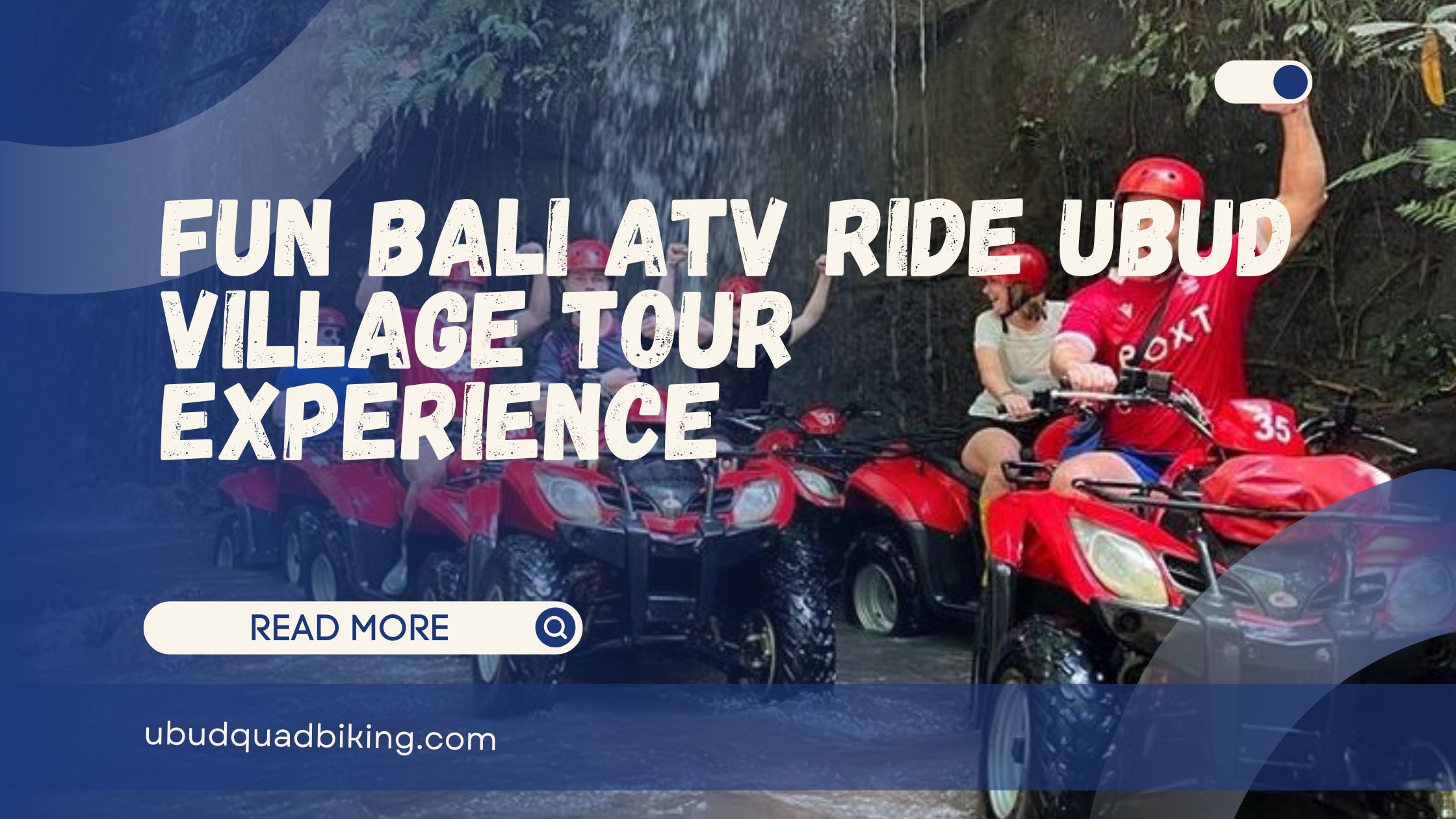 Bali ATV Ride Ubud Village Tour