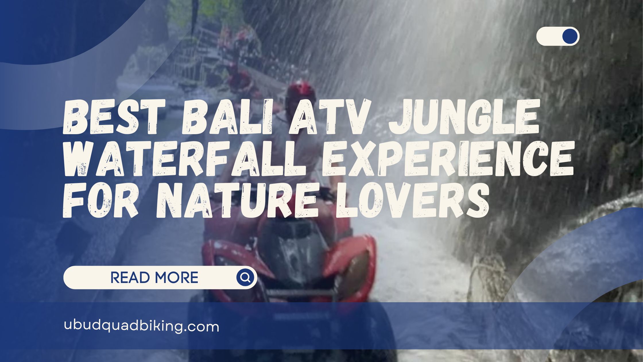 bali atv jungle waterfall