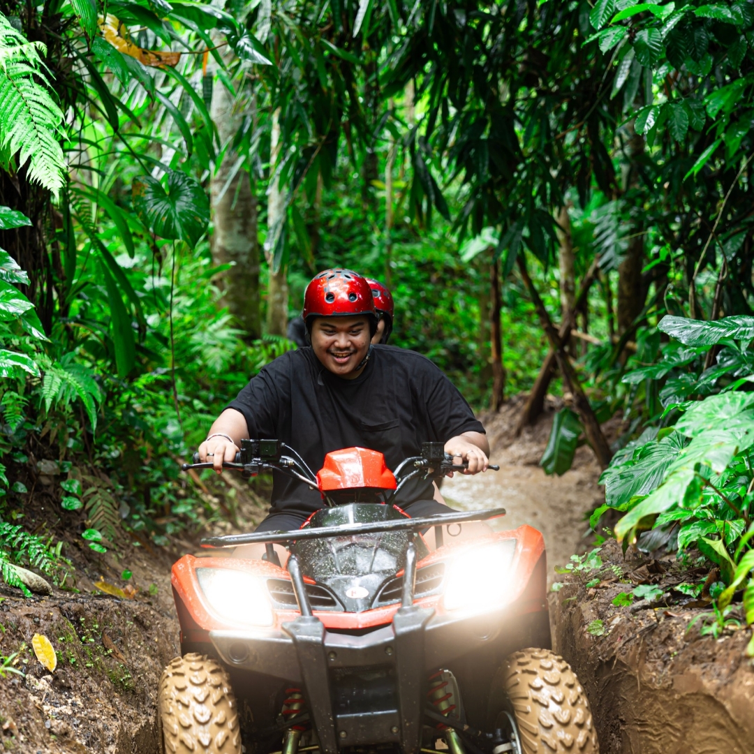 atv ride bali jungle mud