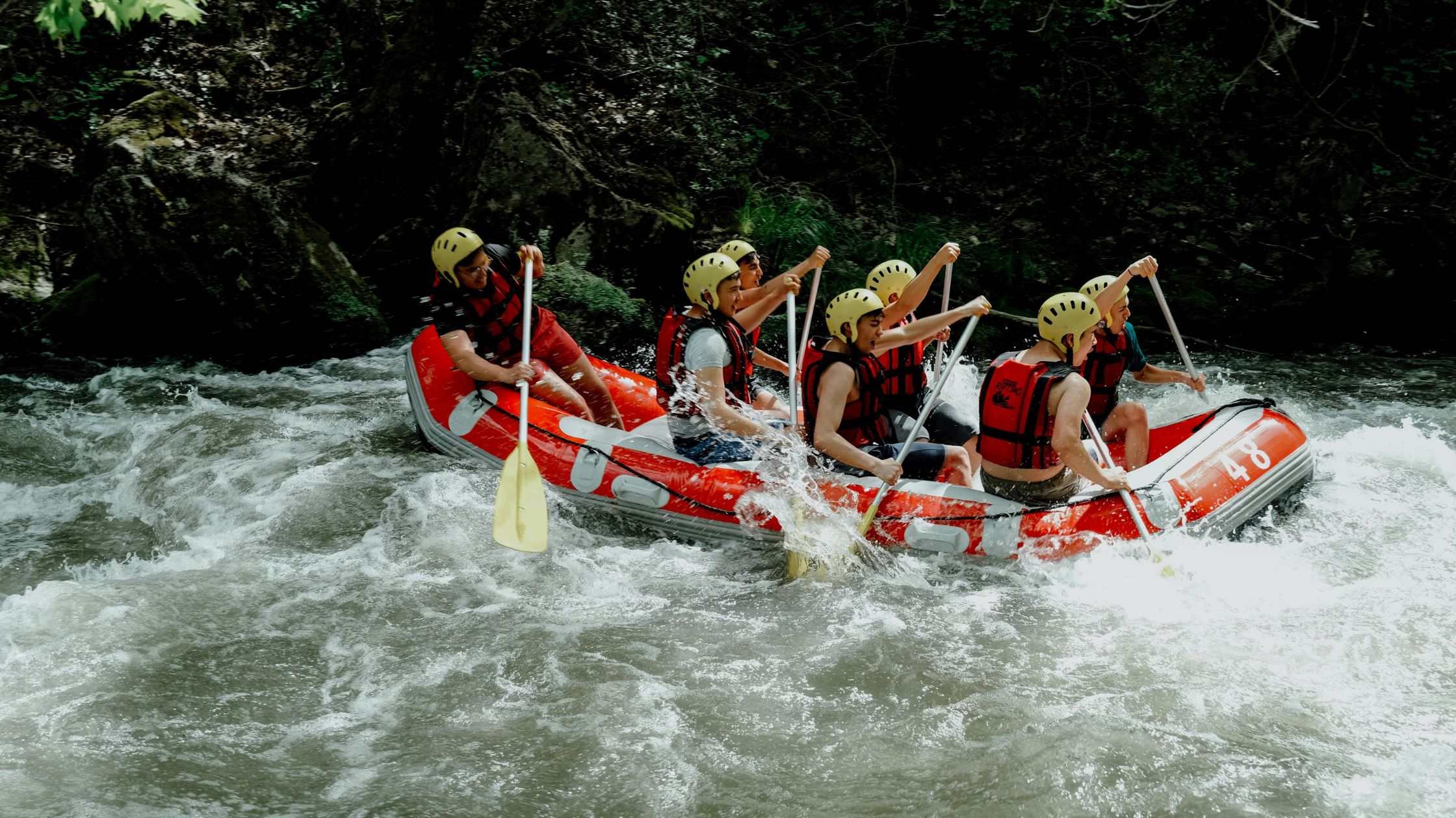 how long rafting in Bali
